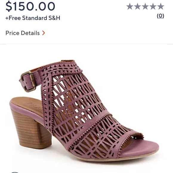 Bueno Women's Mauve Heeled Sandals - Picture 1 of 3